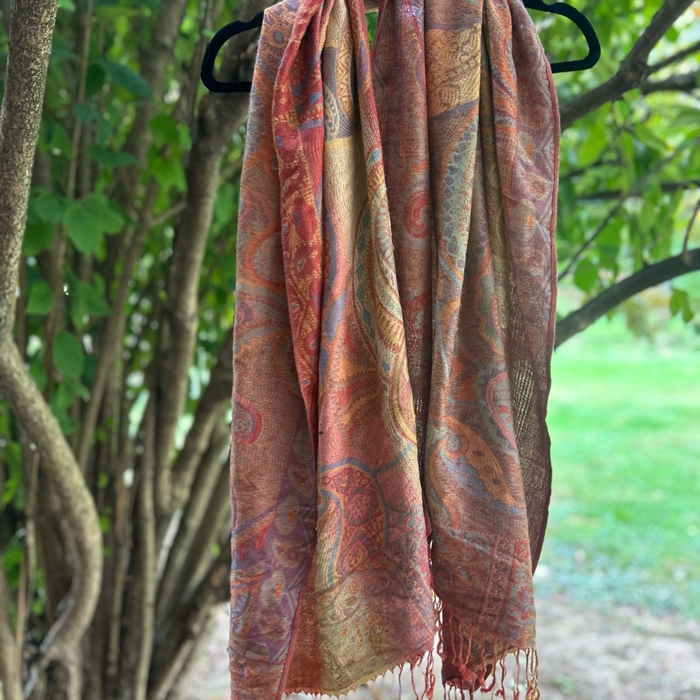 Colorful Paisley Scarf